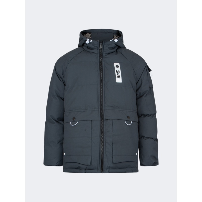 Top Ten Soft Men Lifestyle Puffer Jacket Grey