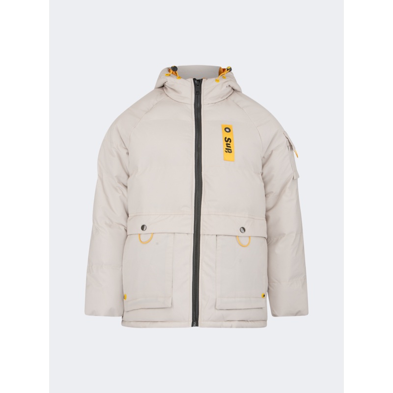 Top Ten Soft Men Lifestyle Puffer Jacket Khaki