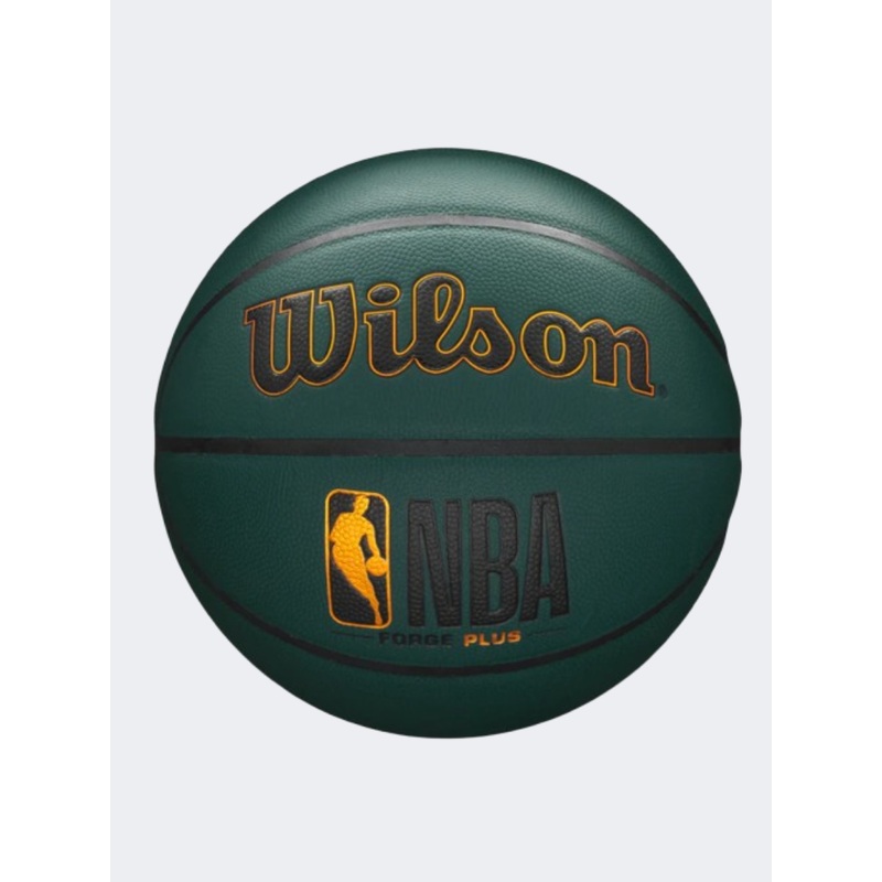 Wilson Nba Forge Plus Unisex Basketball Ball Forest Green/Yellow