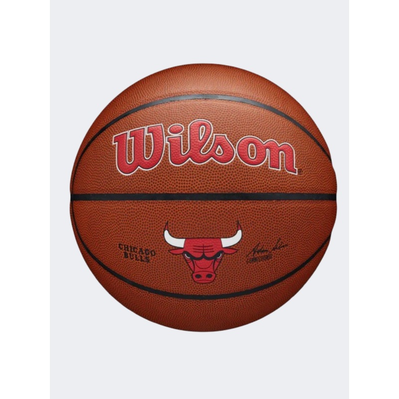 Wilson Nba Team Alliance Chicago Bulls Unisex Basketball Ball Brown/Red