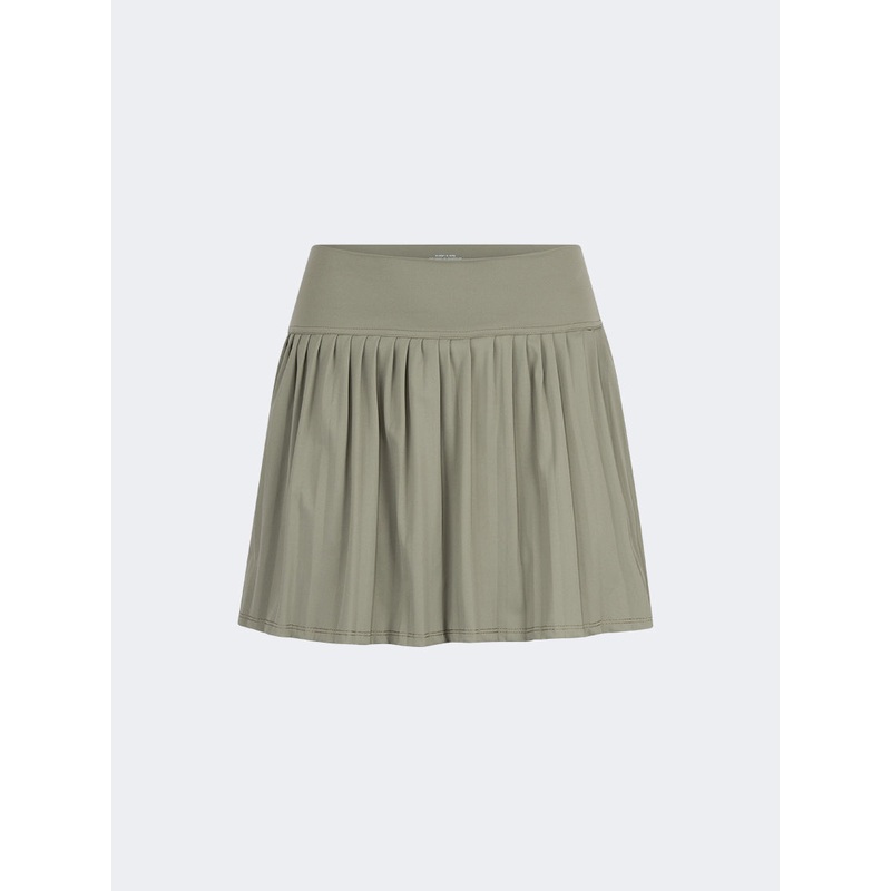 Oil And Gaz Chic Women Lifestyle Skirt Khaki