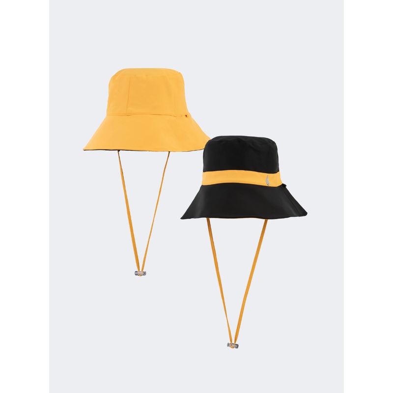 Oil And Gaz Convertible Beach Hat Black/Yellow