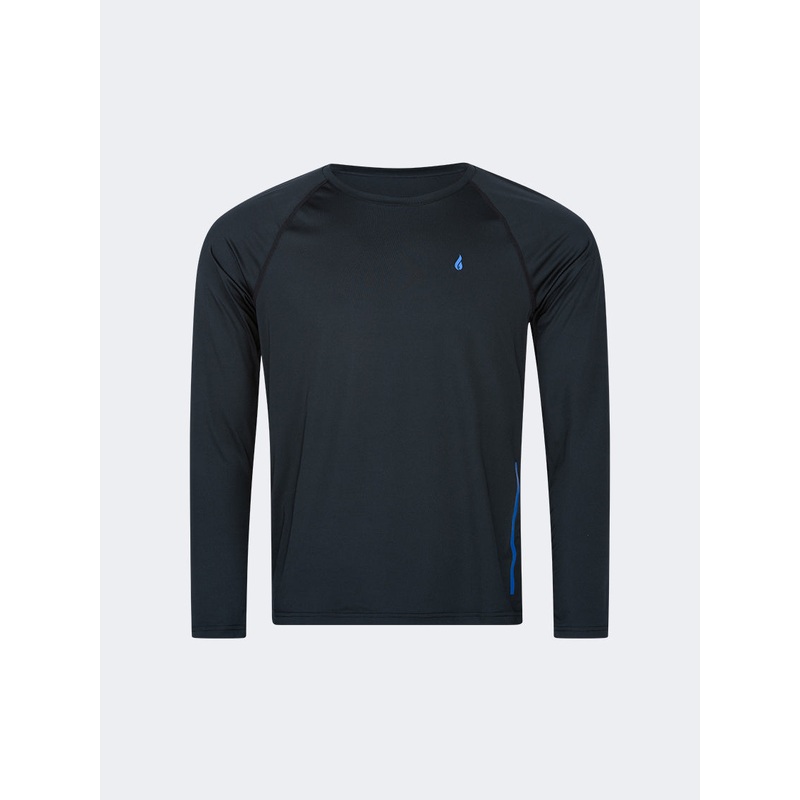 Oil And Gaz Elegant Men Lifestyle Shirt Black/Blue