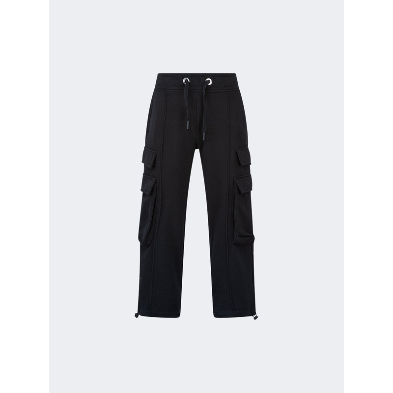 Oil And Gaz Stylish Kids-Girls Lifestyle Pant Black
