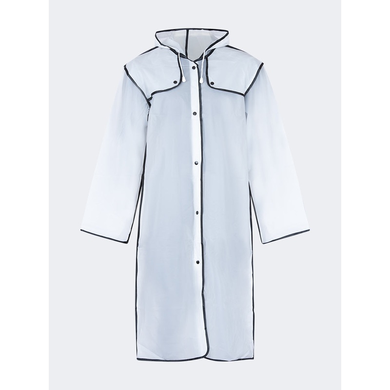 Oil And Gaz Waterproof Women Lifestyle Jacket Transparent/Black