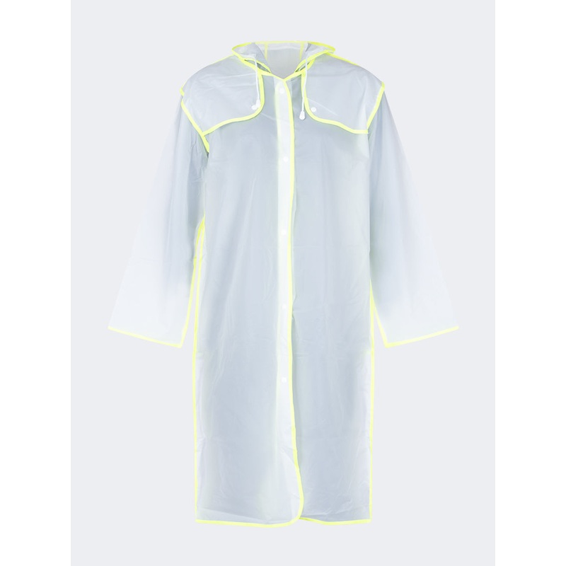 Oil And Gaz Waterproof Women Lifestyle Jacket  Transparent/Yellow