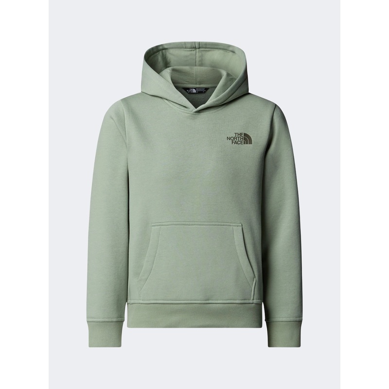 The North Face Box Nse Regular Boys Lifestyle Hoody Slate Moss/Taupe