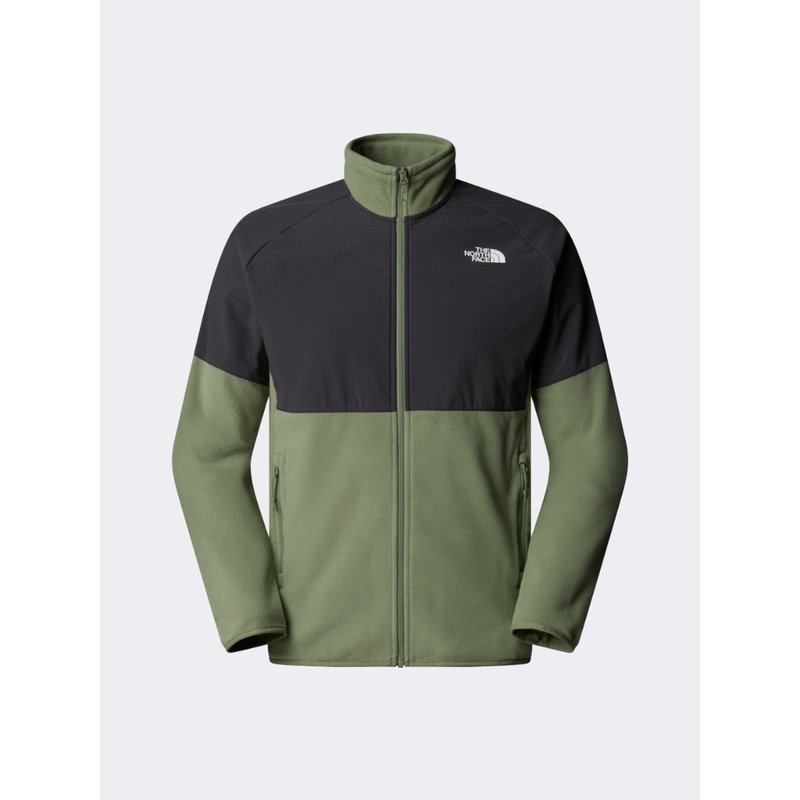 The North Face Glacier Heavyweight Full Zip Men Hiking Jacket Mist/Asphalt Grey