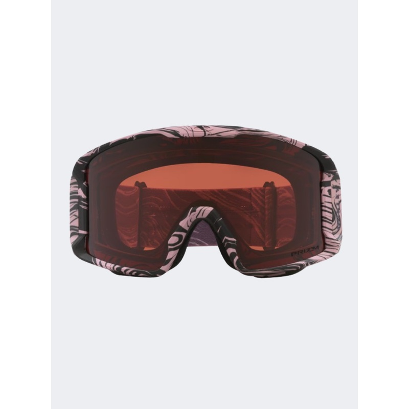 Oakley Line Miner L Unisex Skiing Goggles Pink/Black/Garnet