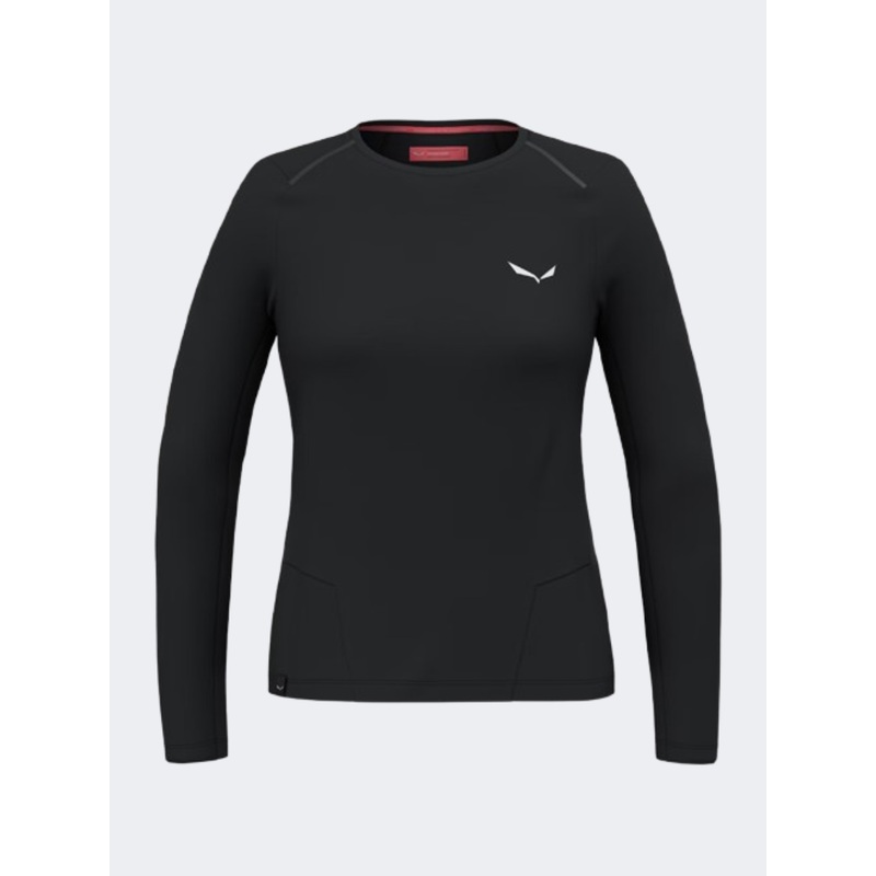 Salewa Pedroc Dry Women Hiking Long Sleeve Blackout