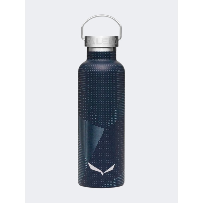 Salewa Valsura Hiking Water Bottle Blue Navy/Dots