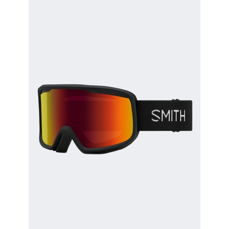 Smith Frontier Unisex Skiing Goggles Black/Red Sol