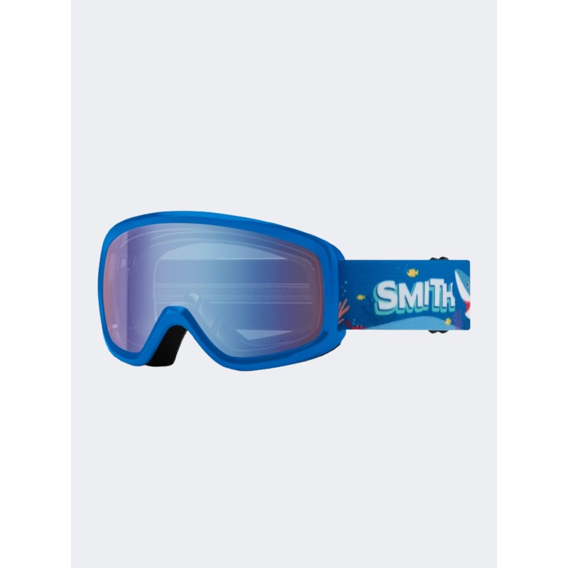 Smith Snowday Kids Skiing Goggles Cobalt Shark Blue
