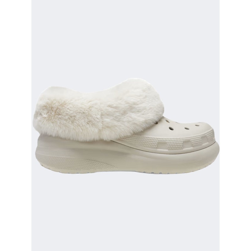 Crocs Furever Crush Unisex Lifestyle Slippers Pumice