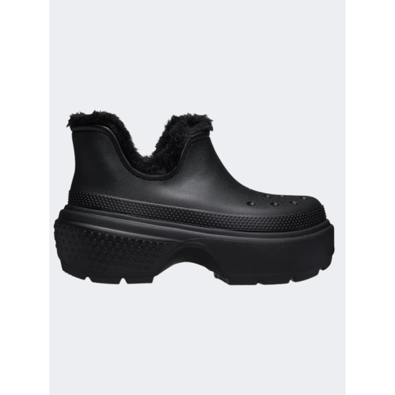 Crocs Stomp Lined Shorty Unisex Lifestyle Boots Black