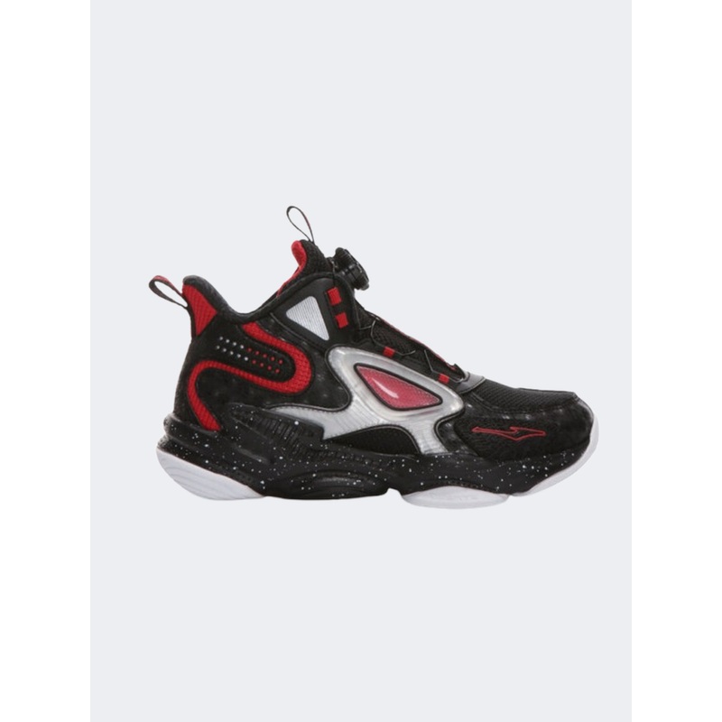 Erke Gs Boys Basketball Shoes Black/Red