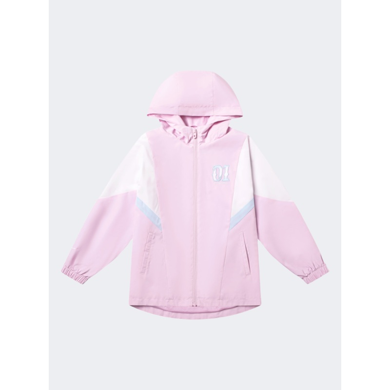 Erke Kids Girls Training Jacket Light Purple