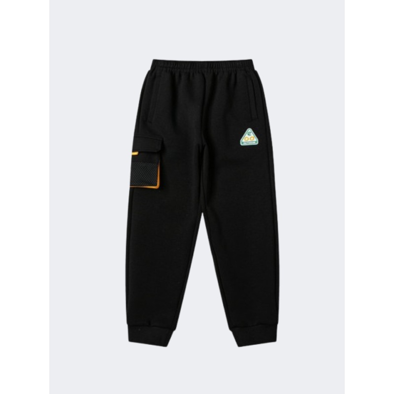 Erke Knitted Kids Boys Outdoor Pant Black