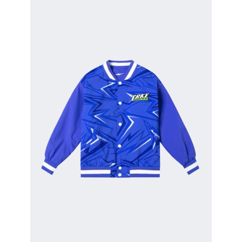 Erke Reversible Kids Boys Training Jacket Medium Purple