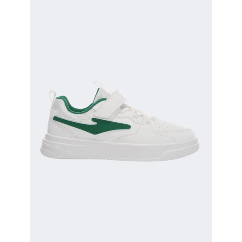 Erke Skateboard Gs Boys Lifestyle Shoes Light White/Green