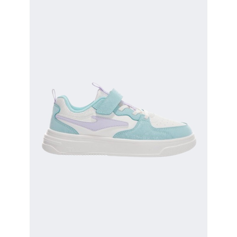 Erke Skateboard Gs Girls Lifestyle Shoes Light White/Cyan