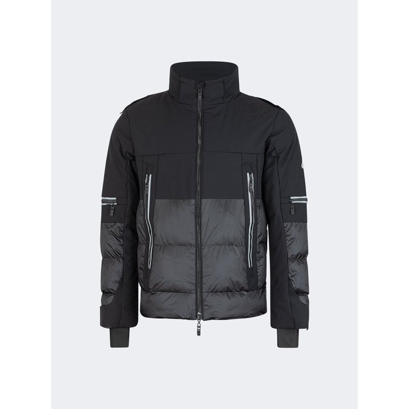 Oil And Gaz Comfortable Men Skiing Jacket Black/Grey