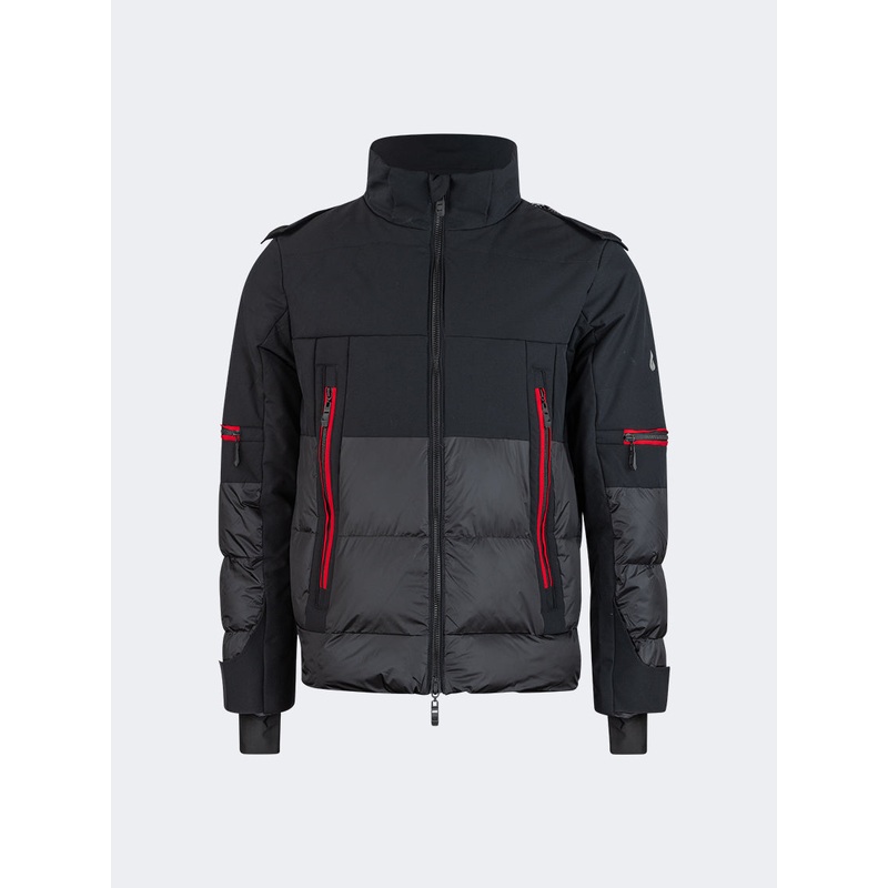Oil And Gaz Comfortable Men Skiing Jacket Black/Red