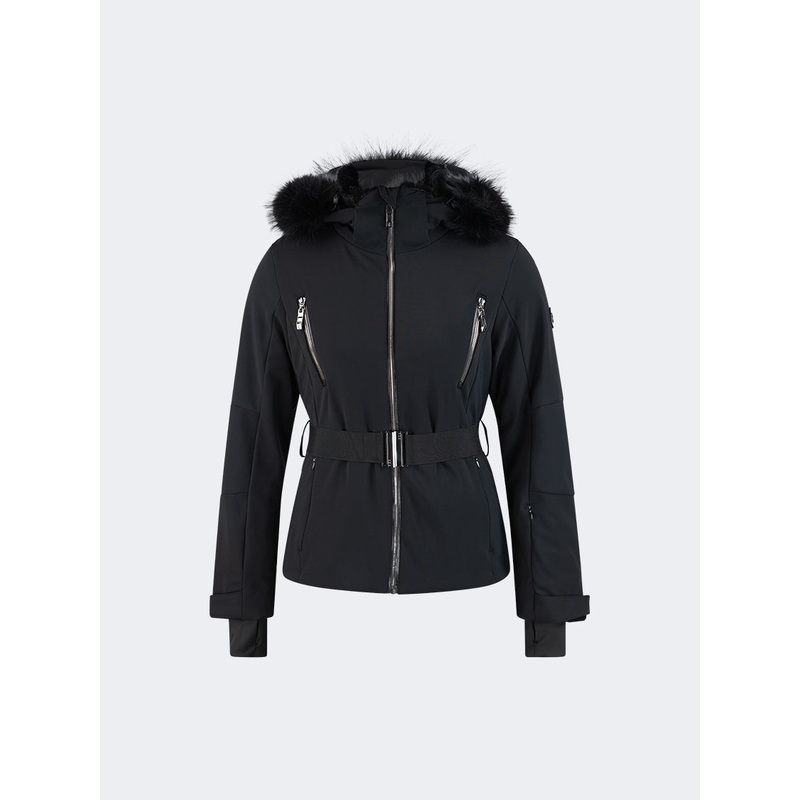 Oil And Gaz Comfortable Women Skiing Jacket Black/Gun