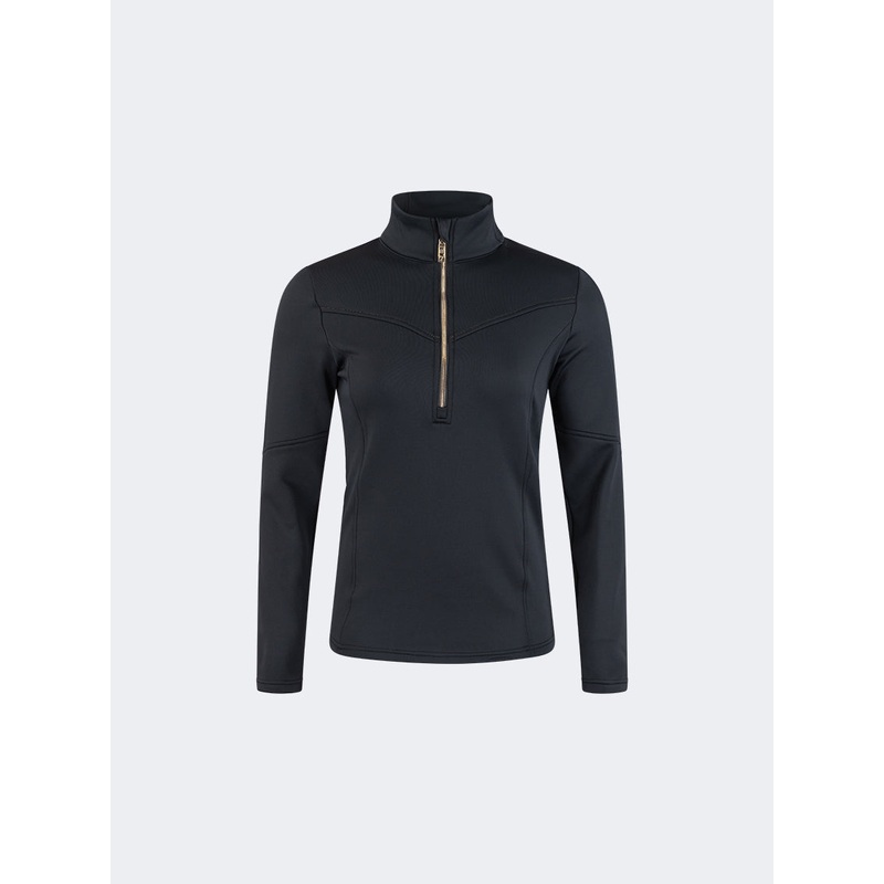 Oil And Gaz Warm Women Skiing Fleece Black/Gold