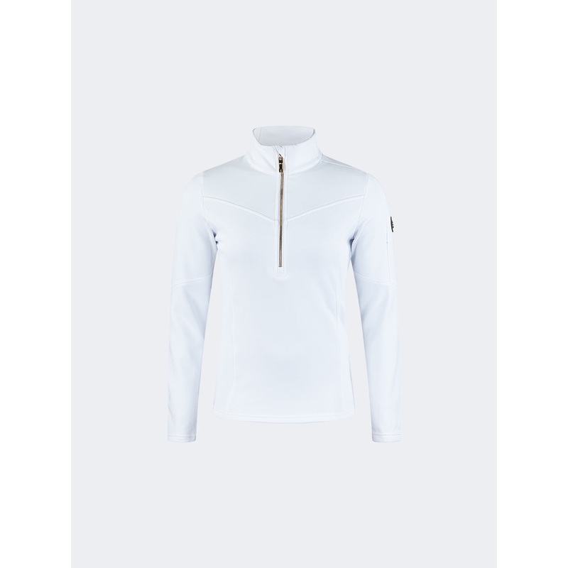 Oil And Gaz Warm Women Skiing Fleece White/Gold