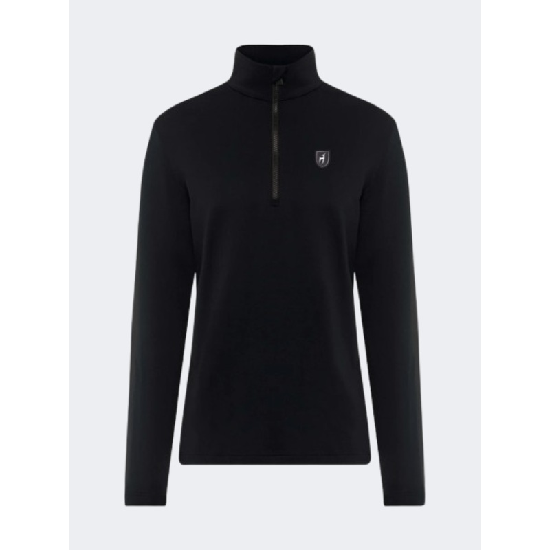 Toni Sailer Brendan Men Skiing Fleece Black