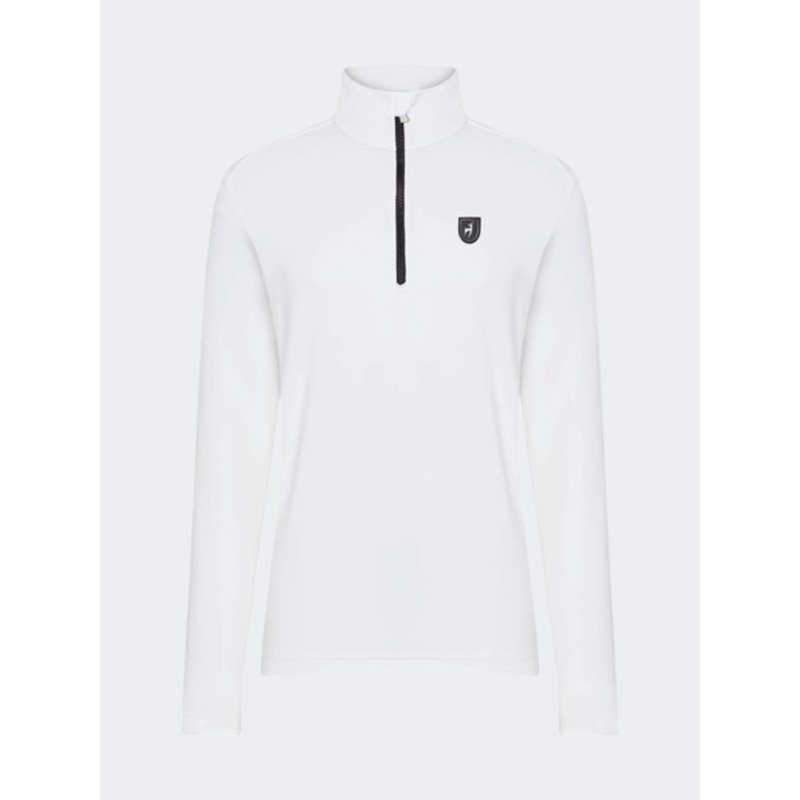 Toni Sailer Brendan Men Skiing Fleece Bright White