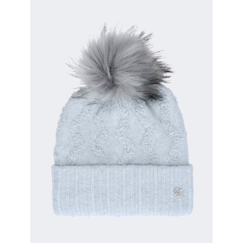 Chaos Sparkle Pom Women Lifestyle Beanie Vapor Grey