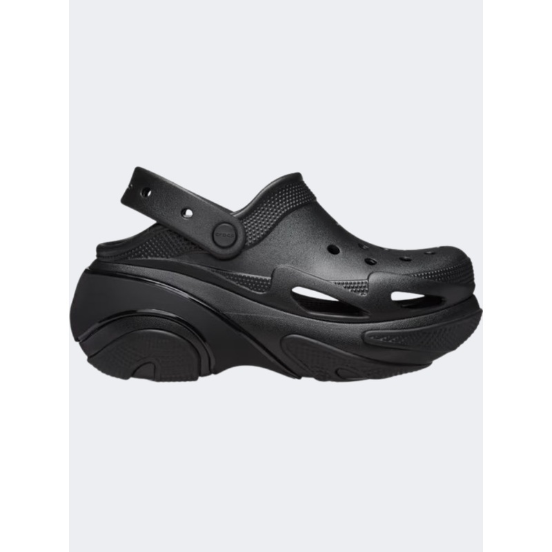 Crocs Bubble Crush Clog Unisex Lifestyle Slippers Triple Black