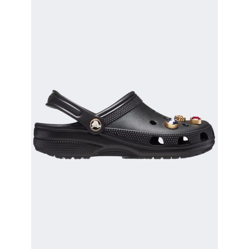 Crocs Classic Jewel Clog Unisex Lifestyle Slippers Black