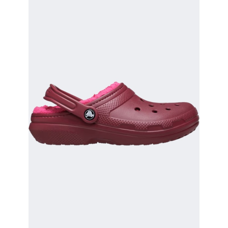Crocs Classic Lined Clog Unisex Lifestyle Slippers Beetroot