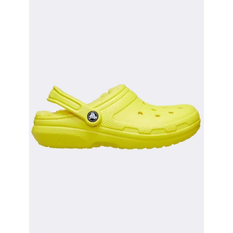 Crocs Classic Lined Clog Unisex Lifestyle Slippers Cyber Yellow