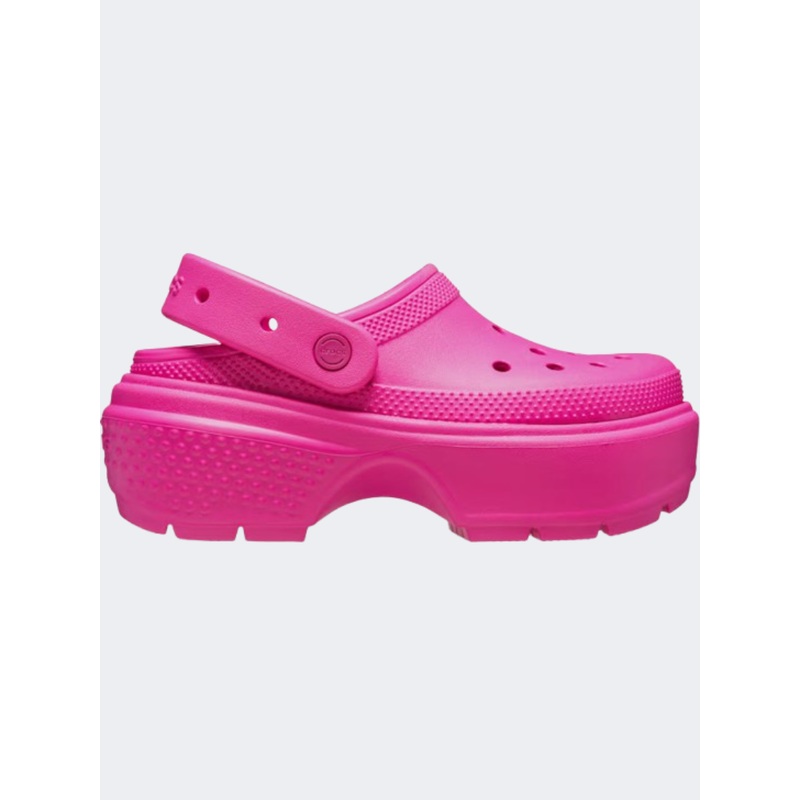 Crocs Stomp Clog Unisex Lifestyle Slippers Pink Crush
