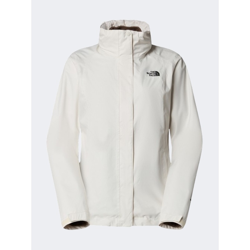 The North Face Evolve Ii Triclimate Women Lifestyle Jacket White Dune/Smokey