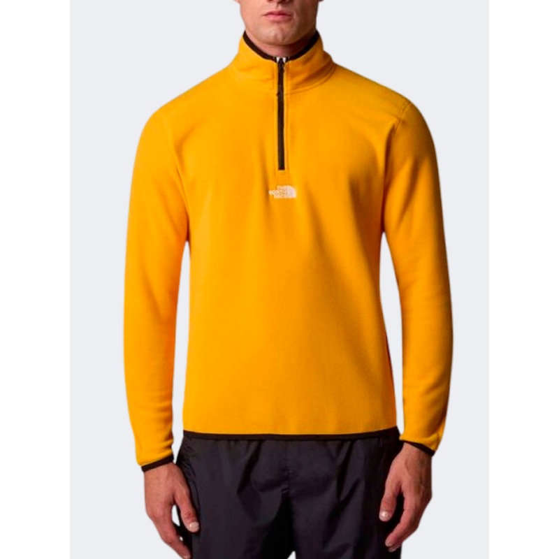 The North Face Glacier Embroid Logo Men Lifestyle Fleece Summit Gold