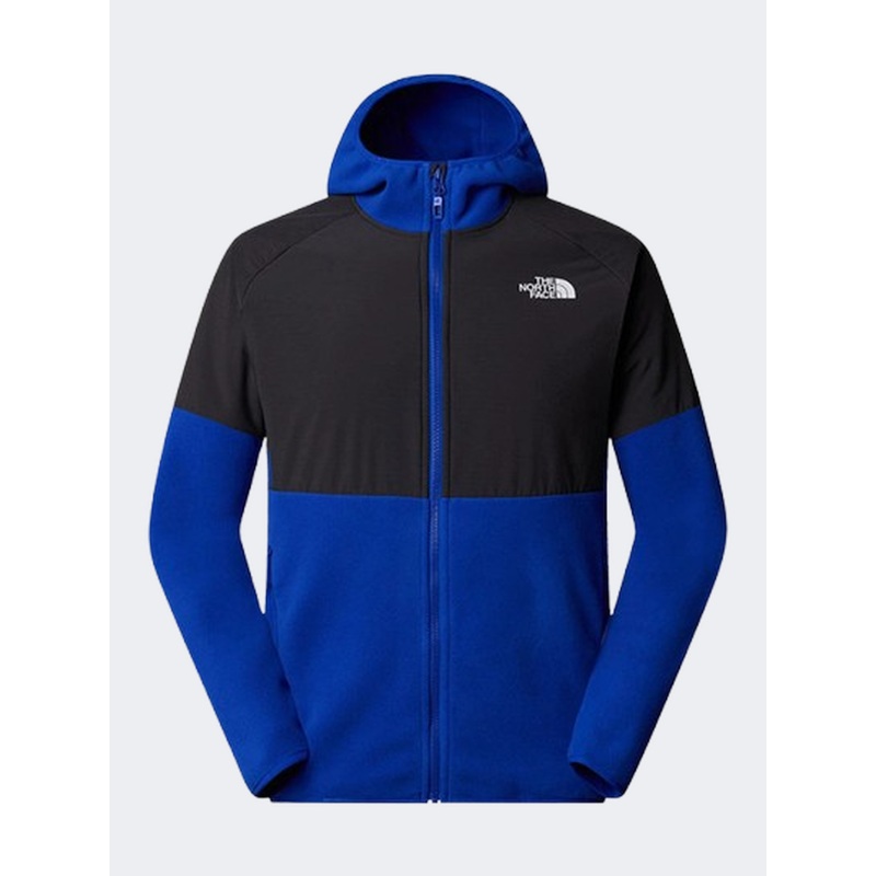The North Face Glacier Heayweight Men Skiing Fleece Blue/Asphalt Grey