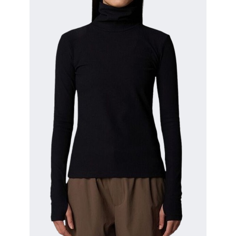 The North Face Turtle Neck Slim Women Lifestyle Long Sleeve Black