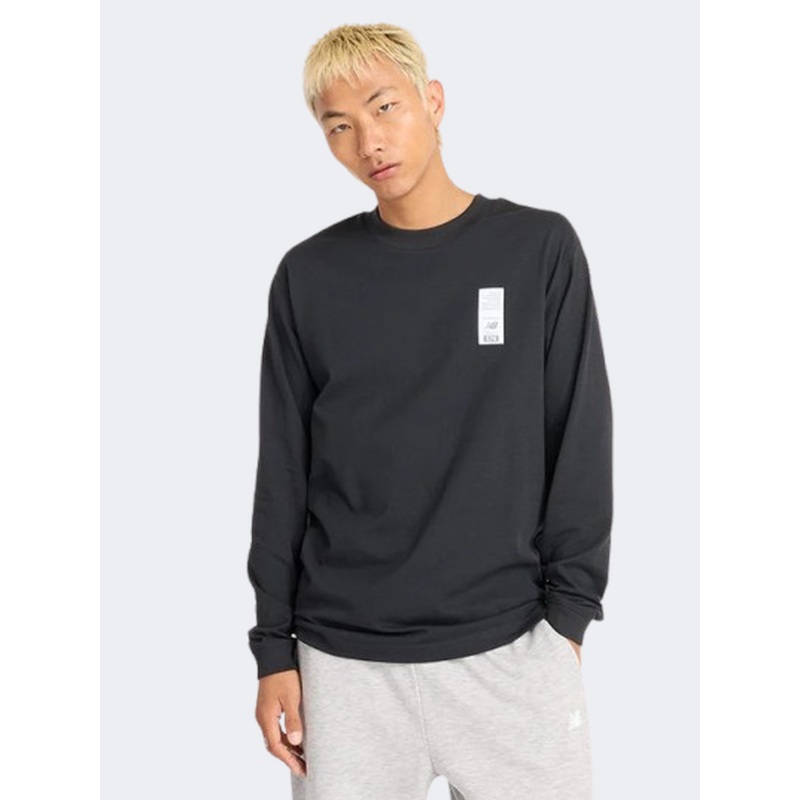 New Balance 574 Men Lifestyle Long Sleeve Black