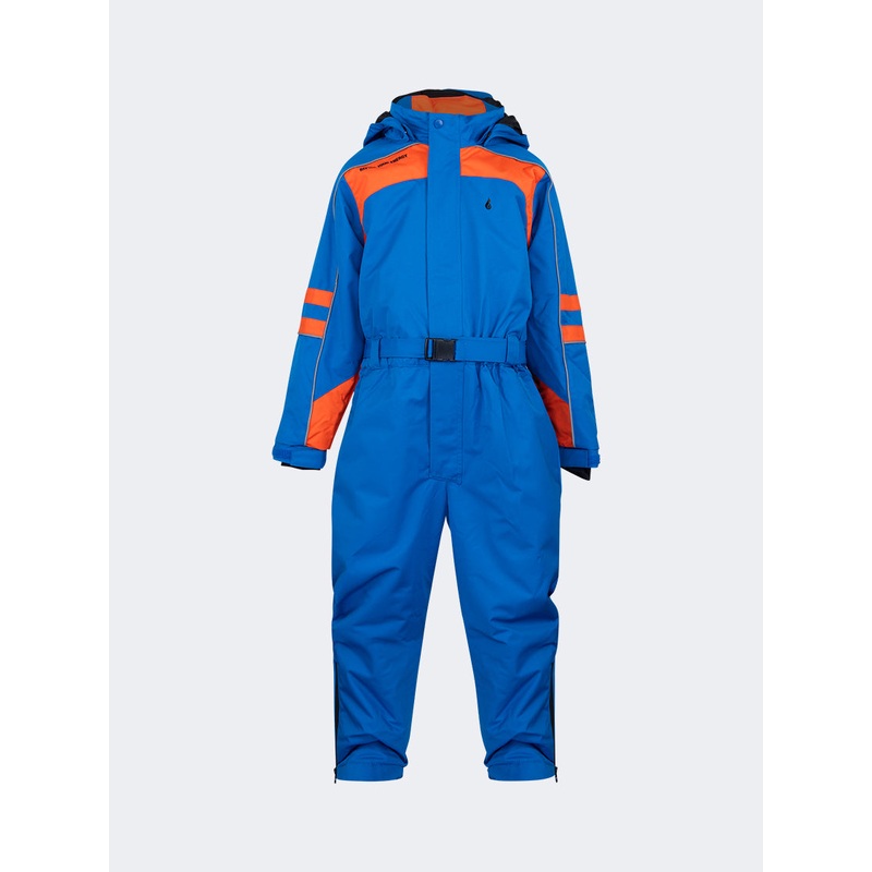 Oil And Gaz Comfortable Kids Boys Skiing Overall Blue/Orange