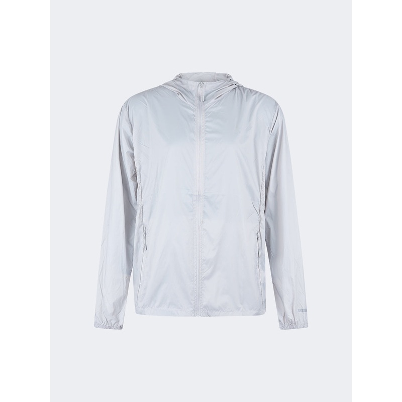 Oil And Gaz Comfortable Unisex Lifestyle Wind Breaker Jacket Grey