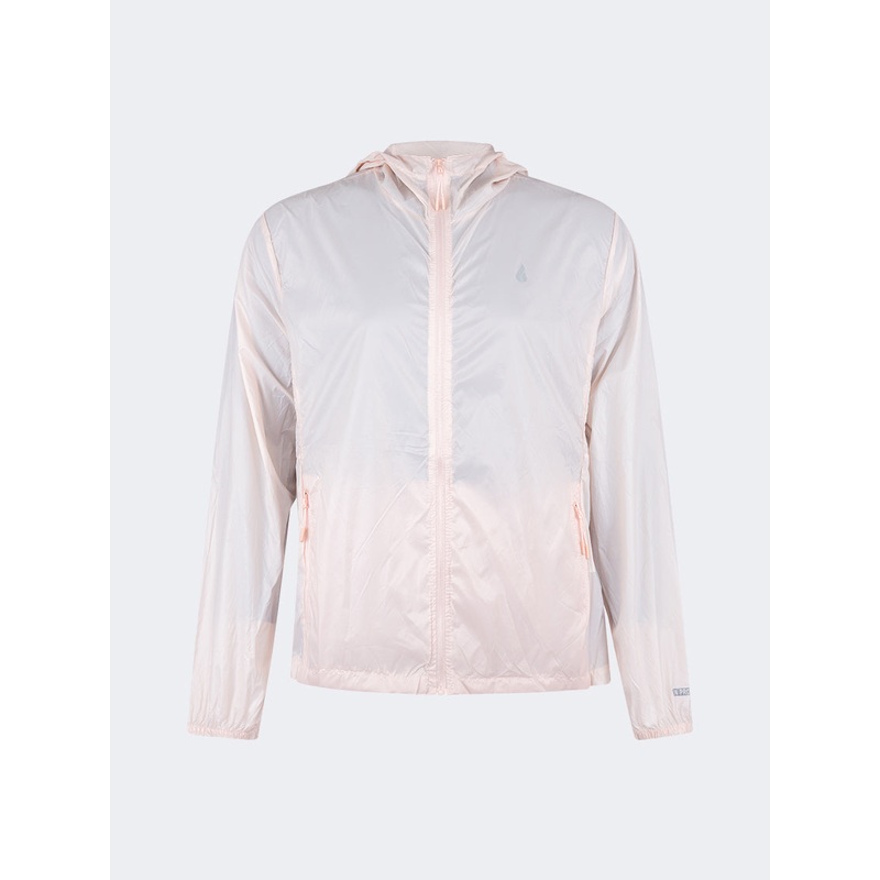 Oil And Gaz Comfortable Women Lifestyle Wind Breaker Jacket Pink