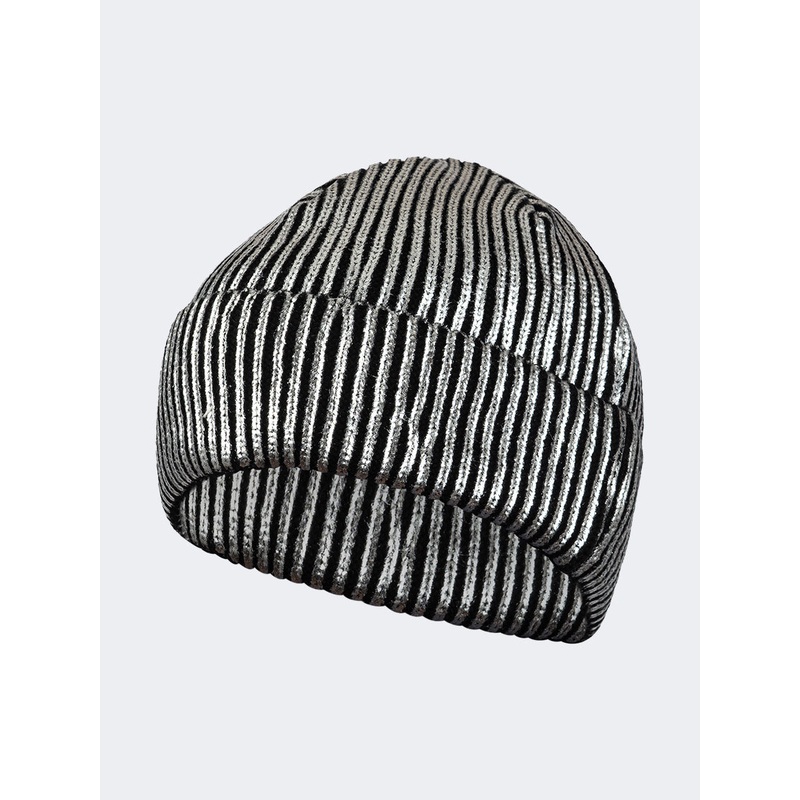 Oil And Gaz Cozy Unisex Lifestyle Beanie Silver/Blck