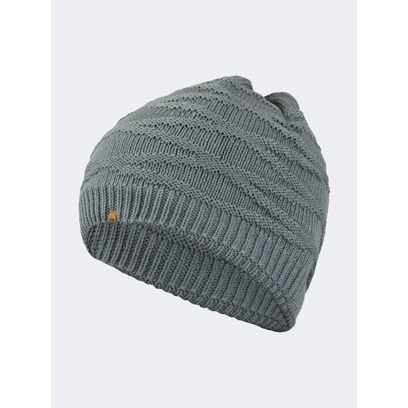 Oil And Gaz Cozy Unisex Lifestyle Jacquard Beanie Grey