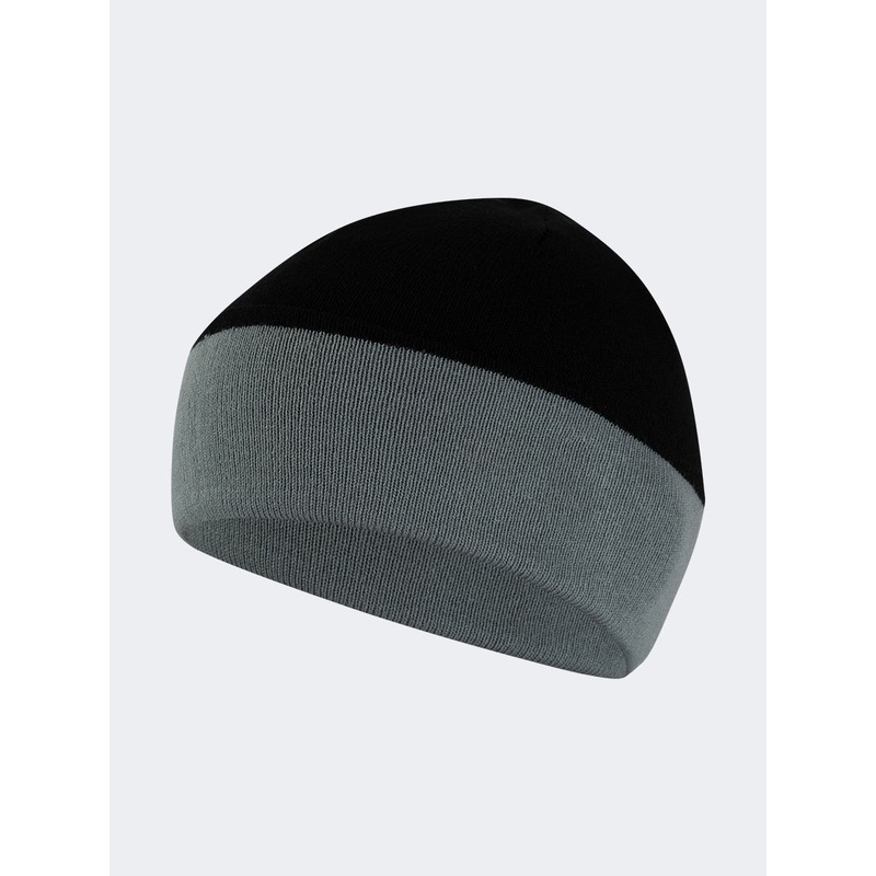 Oil And Gaz Cozy Unisex Lifestyle  Reversible Beanie Black/Grey