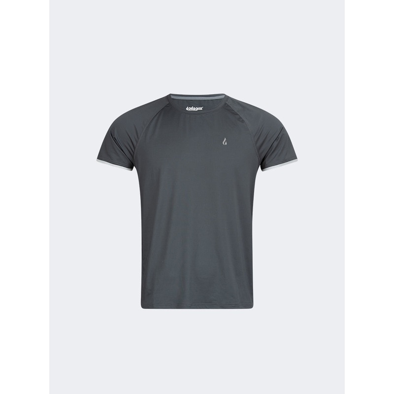 Oil And Gaz Lightweight Men Fitness T-Shirt Anthracite